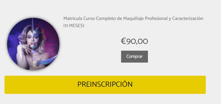 PREINSCRIPCIÓN MATRÍCULA CURSOS