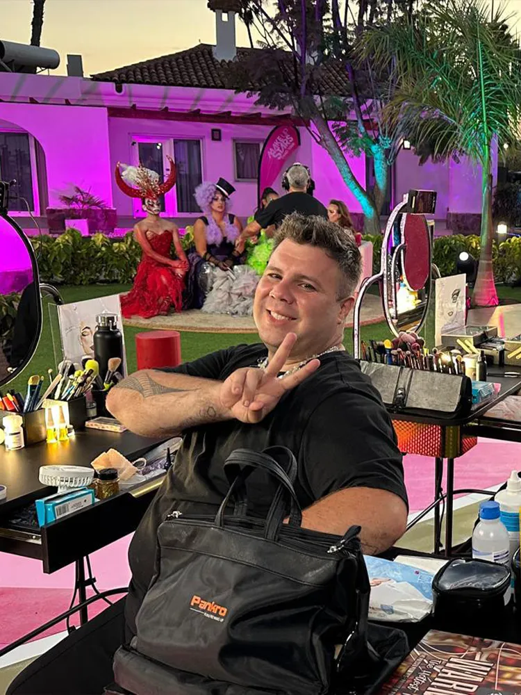 Imagen de Pako-Rón durante su paso por Makeup Stars Drag Tour