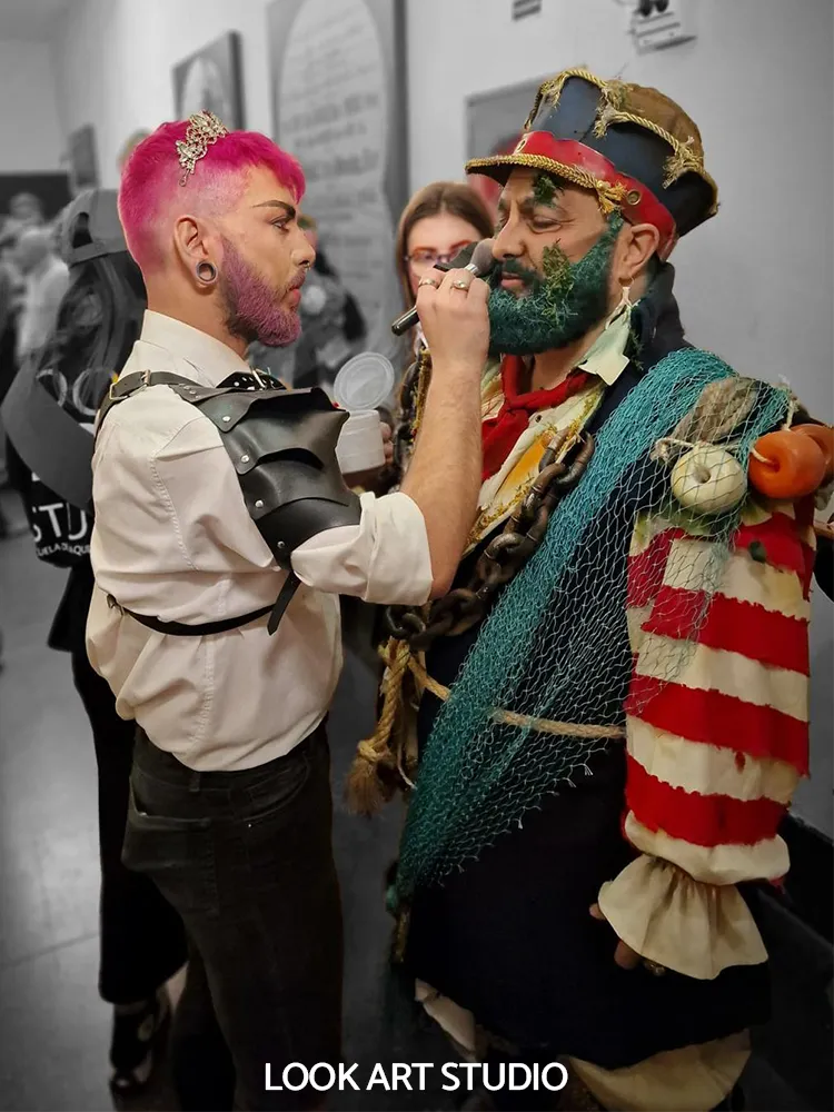 Maquillaje carnaval de Cádiz Look Art Studio 1