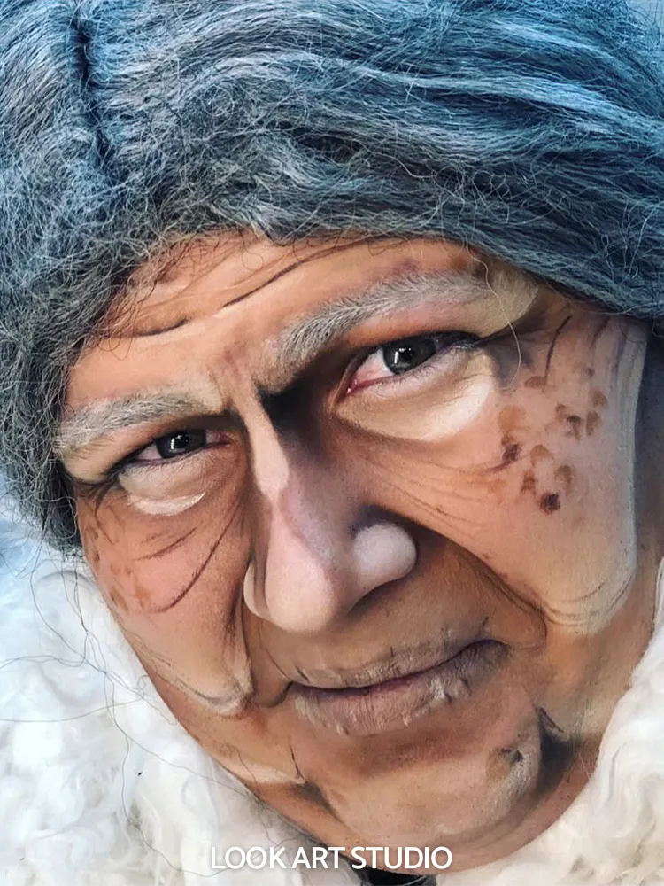 Maquillaje profesional de fantasía realizado en Look Art Studio