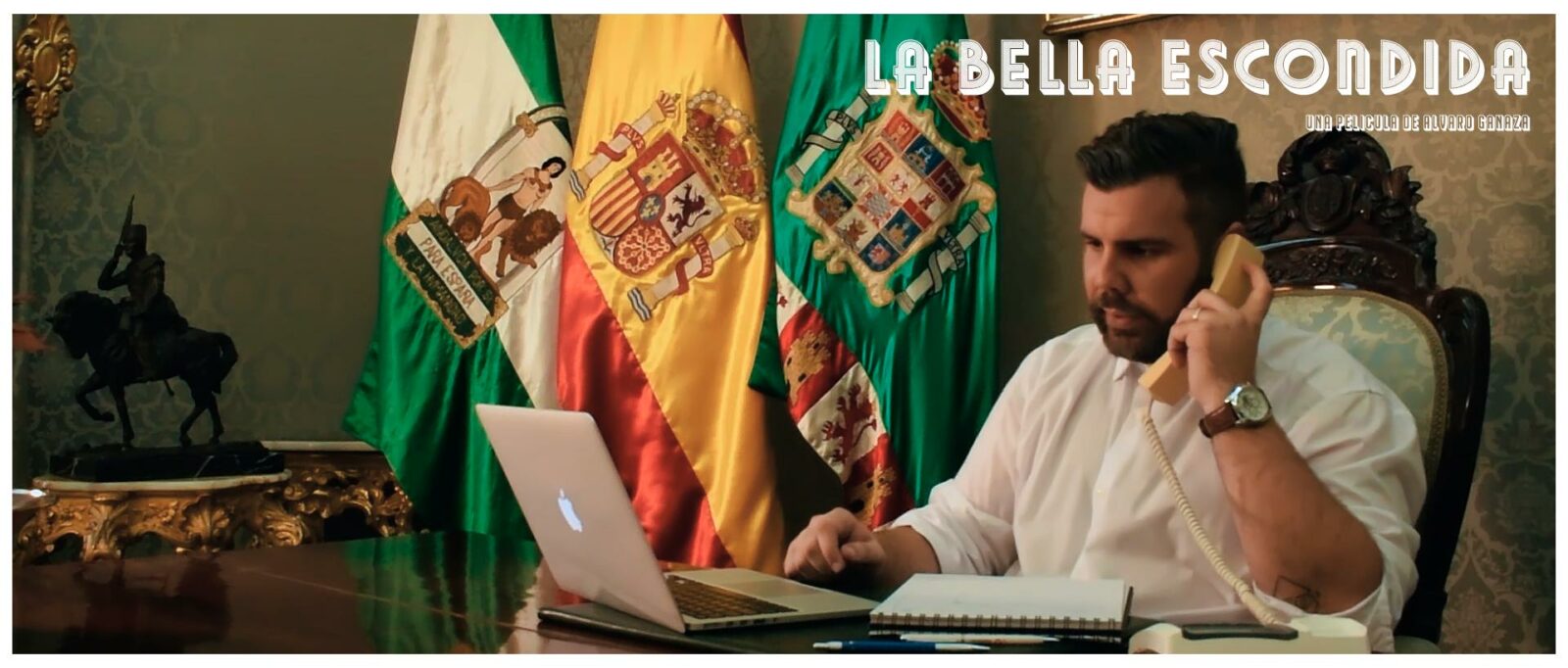 Pako-Rón como actor en la película La Bella Escondida de Álvaro Ganaza