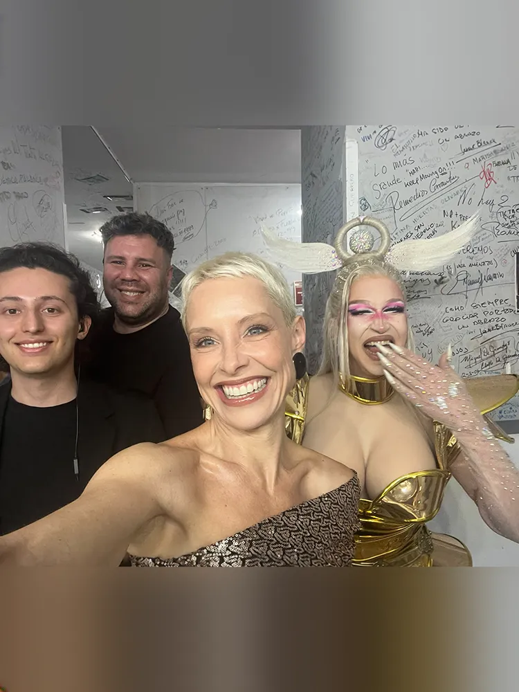 Pako-Rón durante Regias del Drag España temporada 3 con Soraya Arnelas